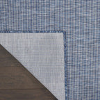 Nourison Positano Indoor/Outdoor Navy Blue 10' X 14' Area Rug, Easy Cleaning, Non Shedding, Bed Room, Living Room, Dining Room, Backyard, Deck, Patio (10X14)