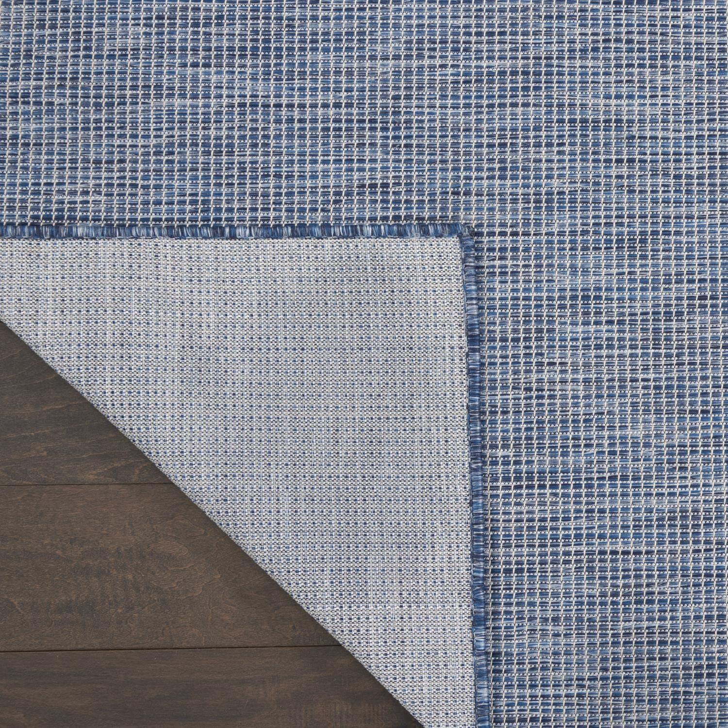 Nourison Positano Indoor/Outdoor Navy Blue 10' X 14' Area Rug, Easy Cleaning, Non Shedding, Bed Room, Living Room, Dining Room, Backyard, Deck, Patio (10X14)