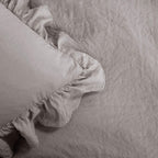 Lush Decor Reyna Ruffle Comforter Set - 3 Piece Cozy Ruffled Bedding Set - Timeless Elegance And Comfort For Bedroom - King, Gra