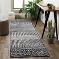 Livabliss Chester Boho Moroccan Runner Area Rug,2'7'' x 20',Black