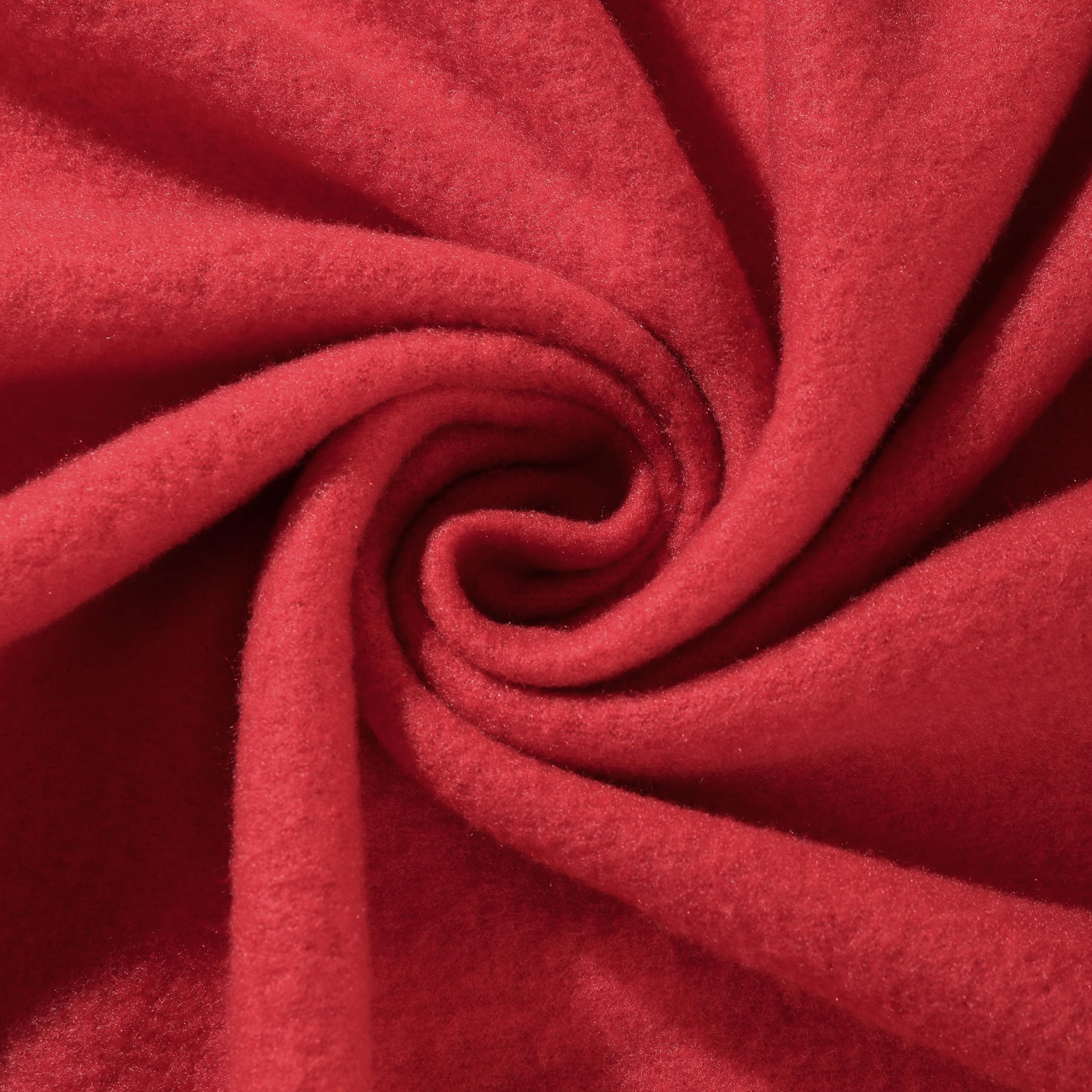 Seabeauty Fleece Blanket Rust- Pack Of 6 Cozy Comfortable Fleece Throw All Season Universal For Bed Sofa Office Camping Pet-Frie