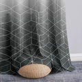 Story@Home Window Curtains 5 Feet Long Set Of 1 | Geometric Print | Semi Transparent Curtain | Net Curtains | Sheer Curtain For 