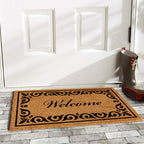 Calloway Mills 102242436 Breaux Welcome Doormat, 24' X 36', Natural/Black