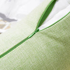 Home Brilliant Pillow Covers Green Linen Textured Decorative Pillowcases For Bed Sage Burlap Sofa Pillows Slipcovers For Couch L