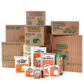U-Haul Apartment Moving Kit - 21 Boxes, 1 Dish Packing Kit, Foam Pouches, Tape, Mattress Bag, Tv Cover, And Other Assorted Packi