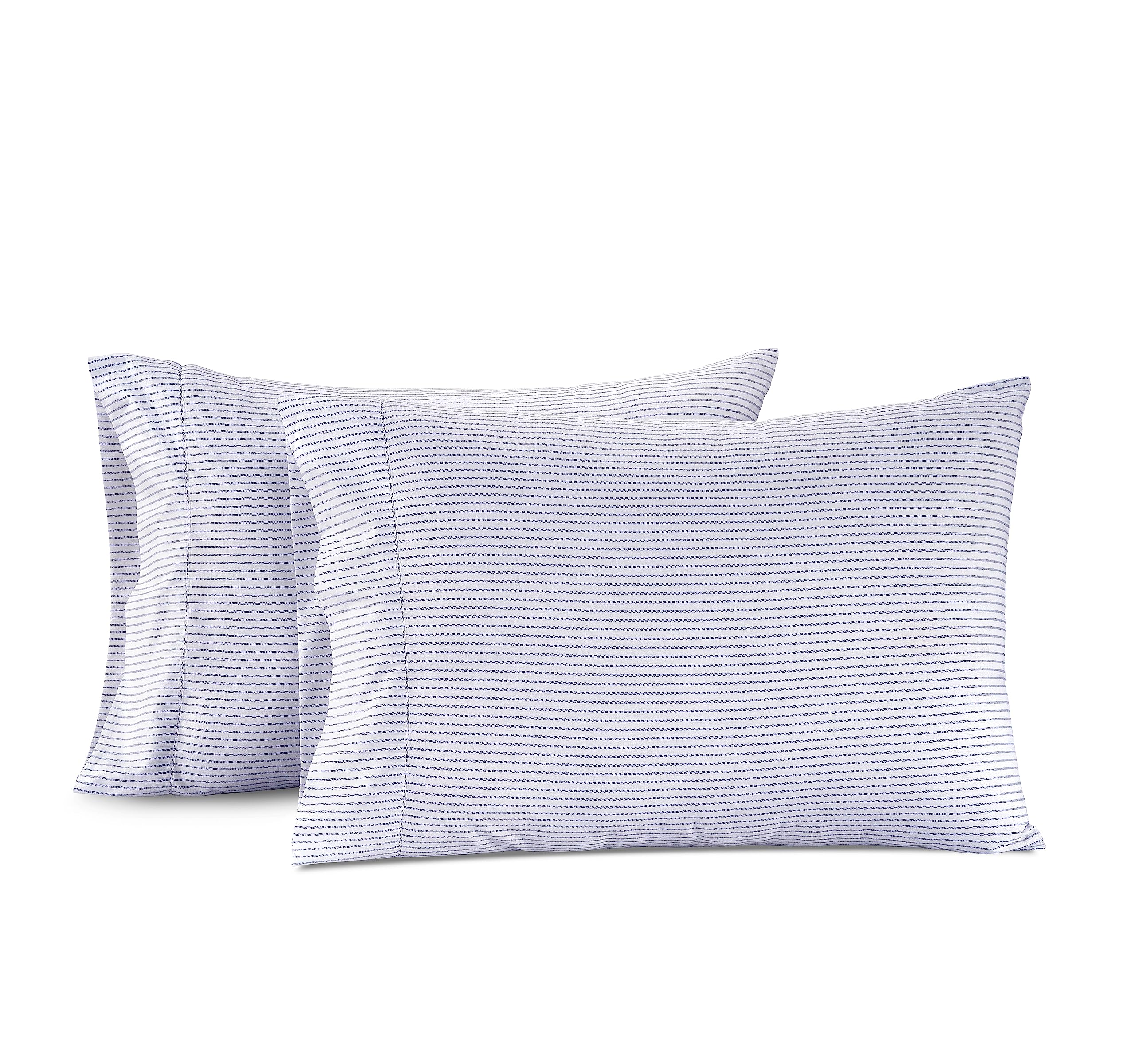 Lane Linen 100% Organic Cotton King Size Pillow Cases Set of 2 (20''x36''), Organic Cotton Pillowcases, King Pillow Cases Set of