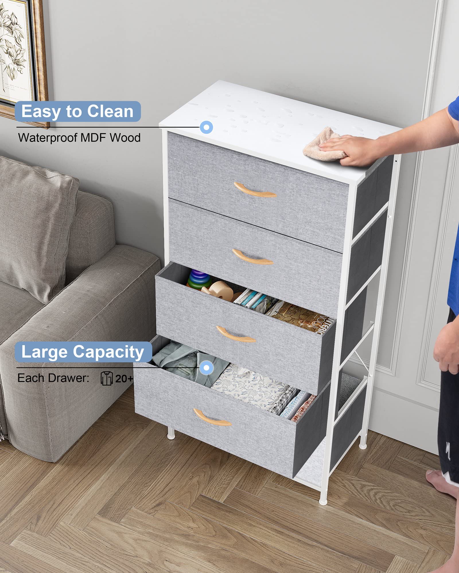 Crestlive Products Vertical Dresser Storage Tower - Thumbnail 2