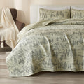 Great Bay Home Twin/Twin Xl Reversible Rustic Lodge Bear Bedspread Quilt With Sham - All Season Cabin Coverlet Bedding Set (Incl