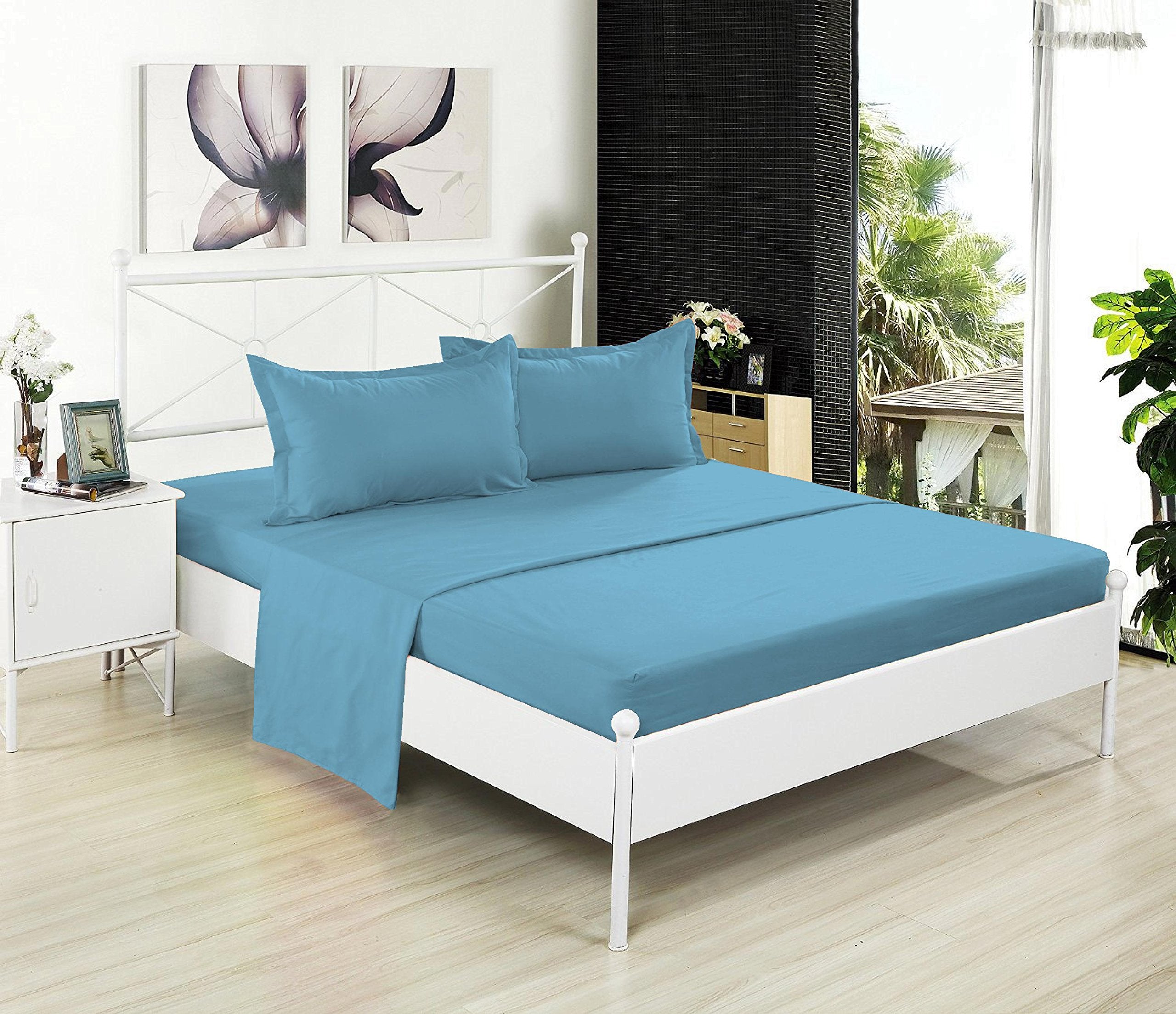 Microfiber 2 Twin Xl Fitted Bottom Bed Sheets (2-Pack) 1800 Ultra Soft And Comfy - 15'' Deep Pocket, 39'' X 80'' Great For Dorm