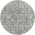 Delano Da1 Grey Transitional Rug Round 4' X 4'