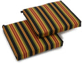 Blazing Needles Outdoor Spun Poly 19-Inch by 20-Inch by 3-1/2-Inch All Weather UV Resistant Zippered Cushions, Lyndhurst Raven, 