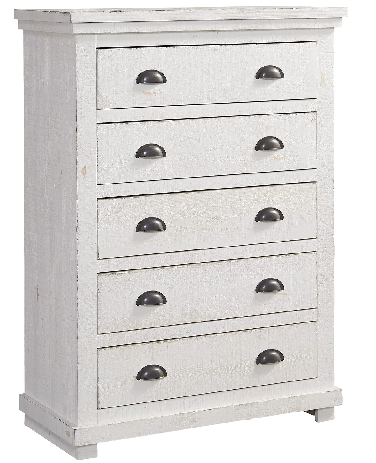 Progressive Furniture Willow Chest In Distressed, White