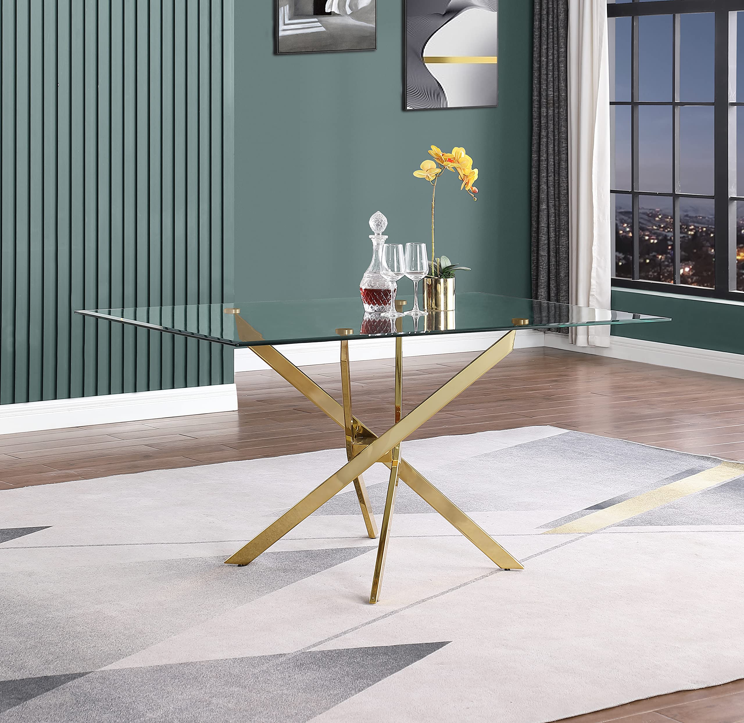 Best Quality Furniture Dining Set, Dark Gray