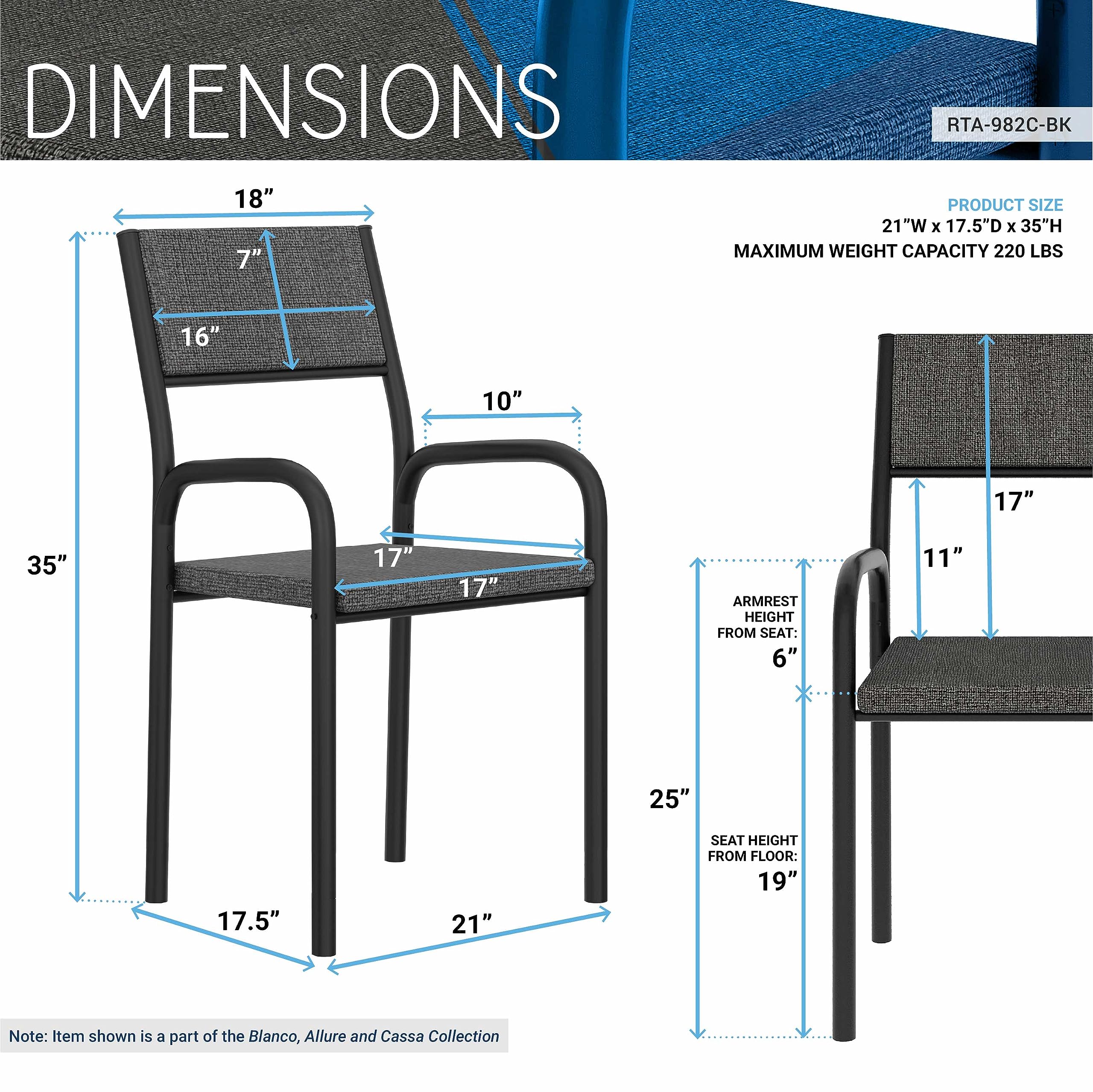 Techni Mobili Modern Desk Chair - Thumbnail 3