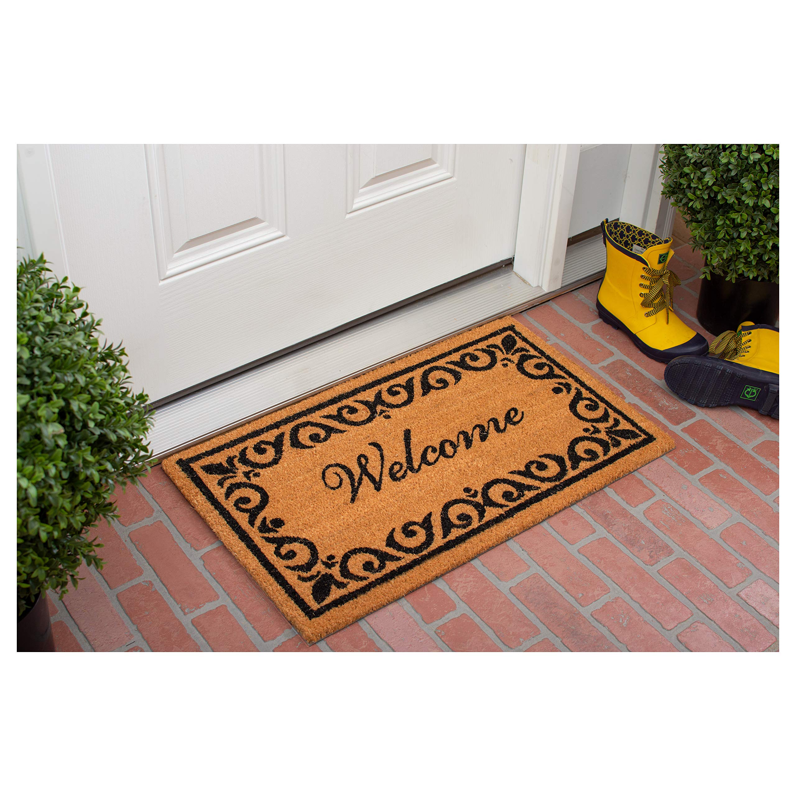Calloway Mills 102241729 Breaux Welcome Doormat, 17' X 29'