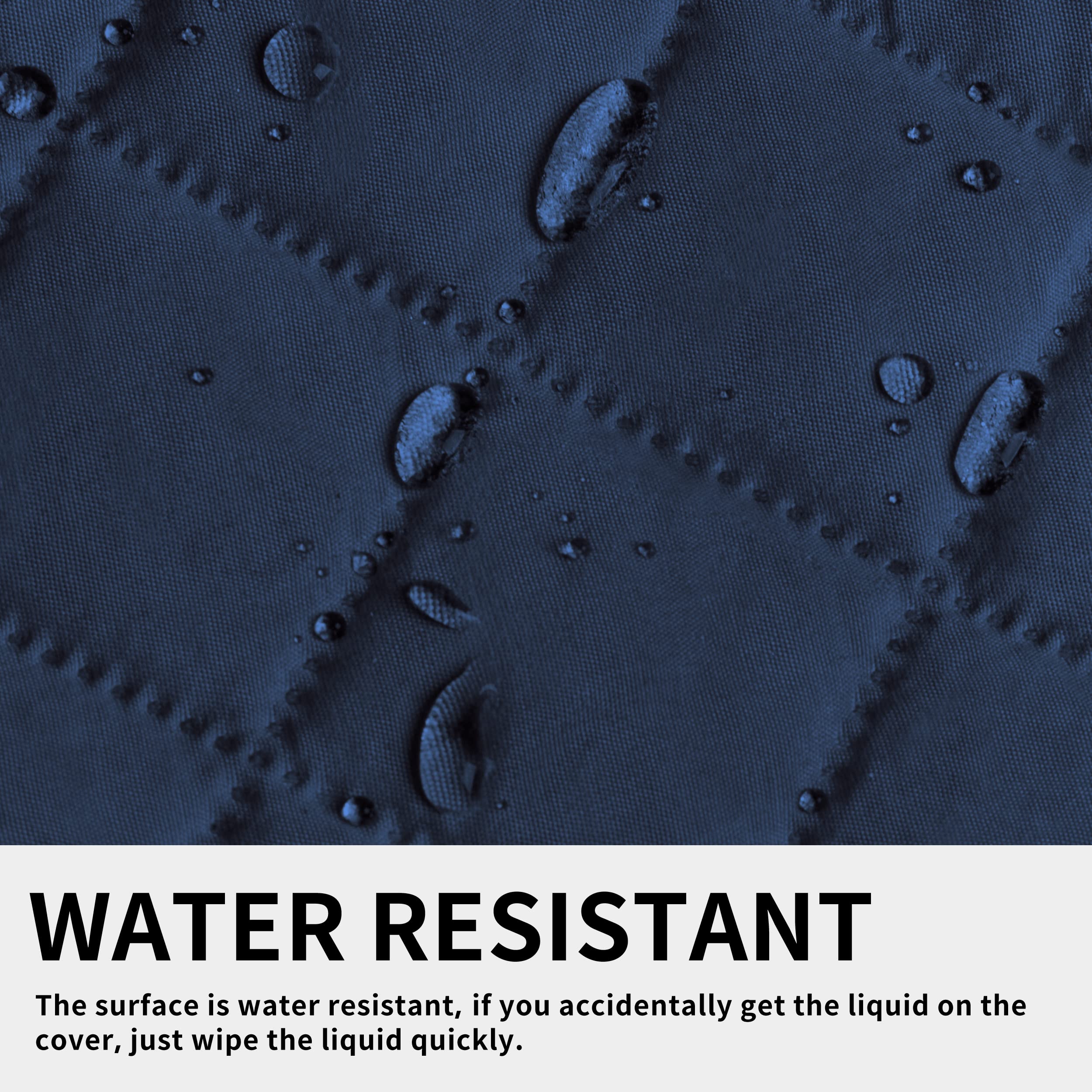 Issuntex Super Anti-Slip Couch Covers For 2 Cushion Couch Sofa, Water Resistant Sofa Cover Quilted Sofa Slipcover Furniture Prot