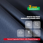 F&J Outdoors Heavy Duty Waterproof Anti-Uv Rip-Stop Fabric Extra Large Patio Furniture Covers, Grey, 160'X92'X35'