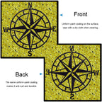 Estart 11 Inches Metal Decorative Nautical Compass Wall Decor, Living Room Bedroom Office Porch Garden Patio Signs Wall Hanging