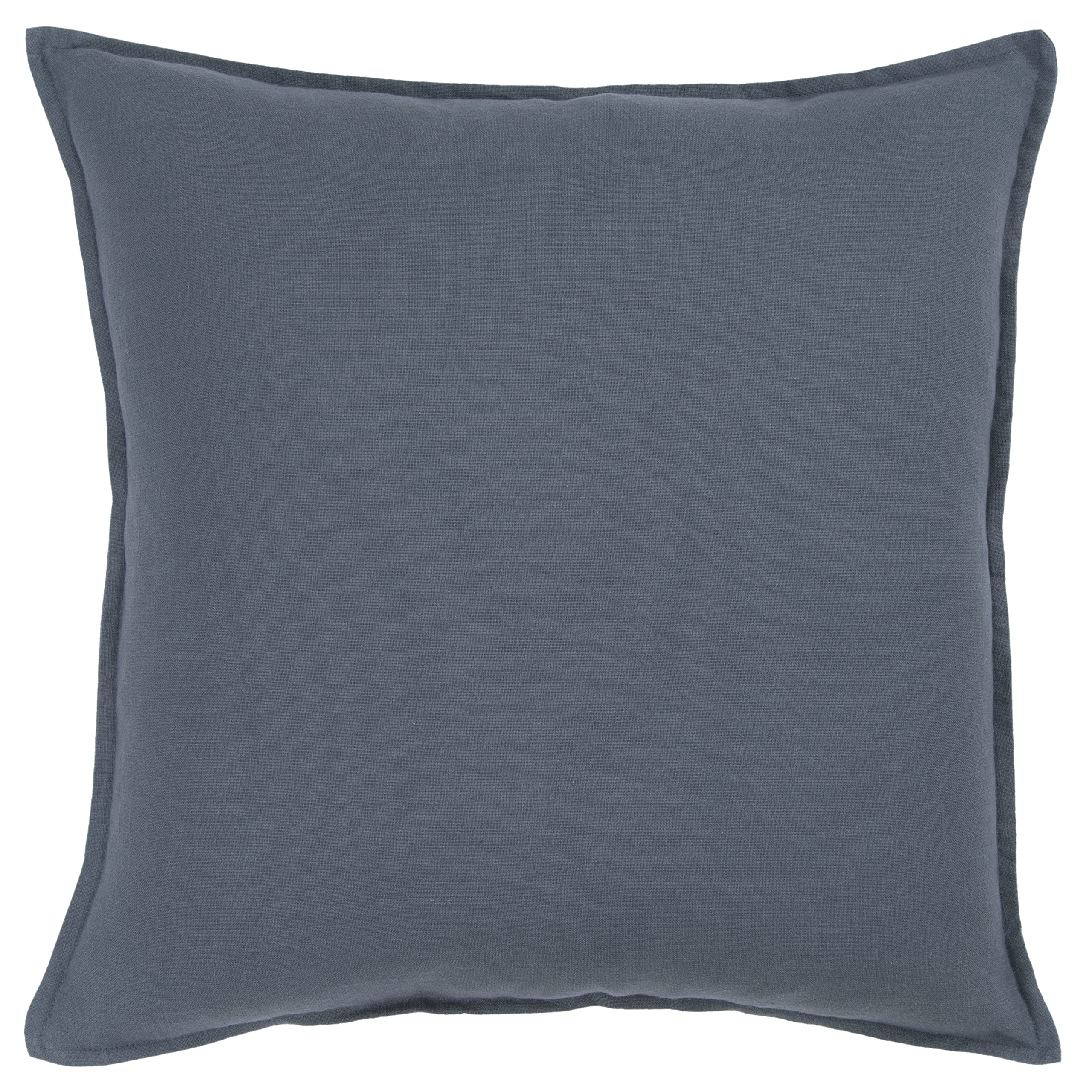 Rizzy Home | T05678 | Poly Fill Decorative Pillow | 20&quot;x20&quot; Blue/Gray/Blue Soild