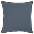 Rizzy Home | T05678 | Poly Fill Decorative Pillow | 20"x20" Blue/Gray/Blue Soild