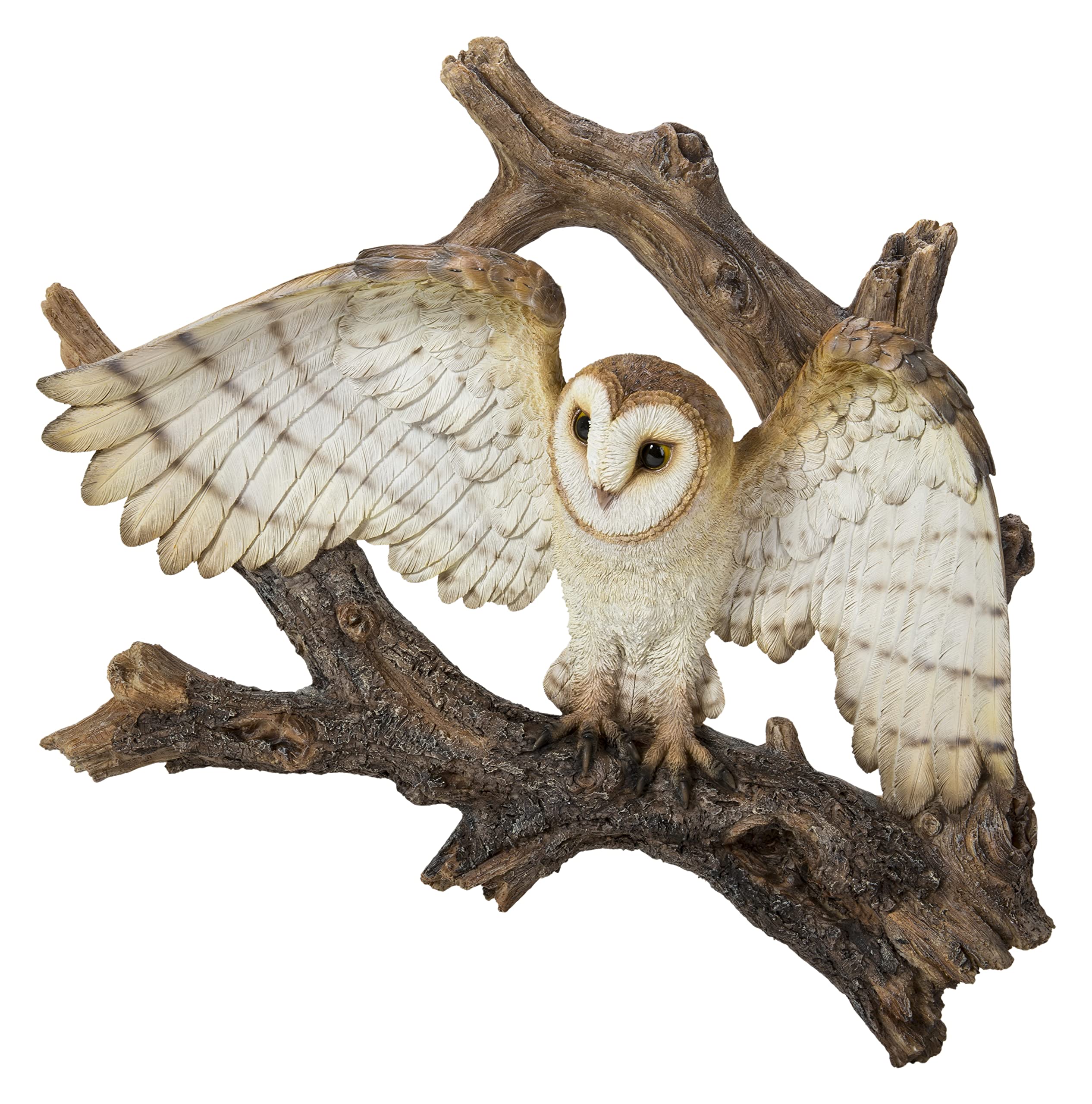 Hi-Line Gift Flying Barn Owl Wall Plaque