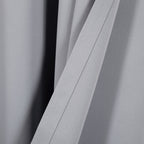 Best Home Fashion Basic Thermal Insulated Blackout Curtains - Antique Bronze Grommet Top - Grey - 52'' W X 96'' L (Set Of 2 Pane
