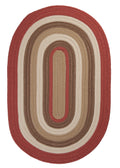 Brooklyn Braided Rug, 8X11, Terracotta