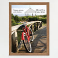 MCS Museum Poster Frame 20x27 Medium Oak Woodgrain, Vertical & Horizontal Wall Hanging Large Picture Frame for Photos, Posters &