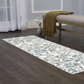 Home Dynamix Boho Odesa Runner Area Rug 16x72, Ikat Ivory/Blue