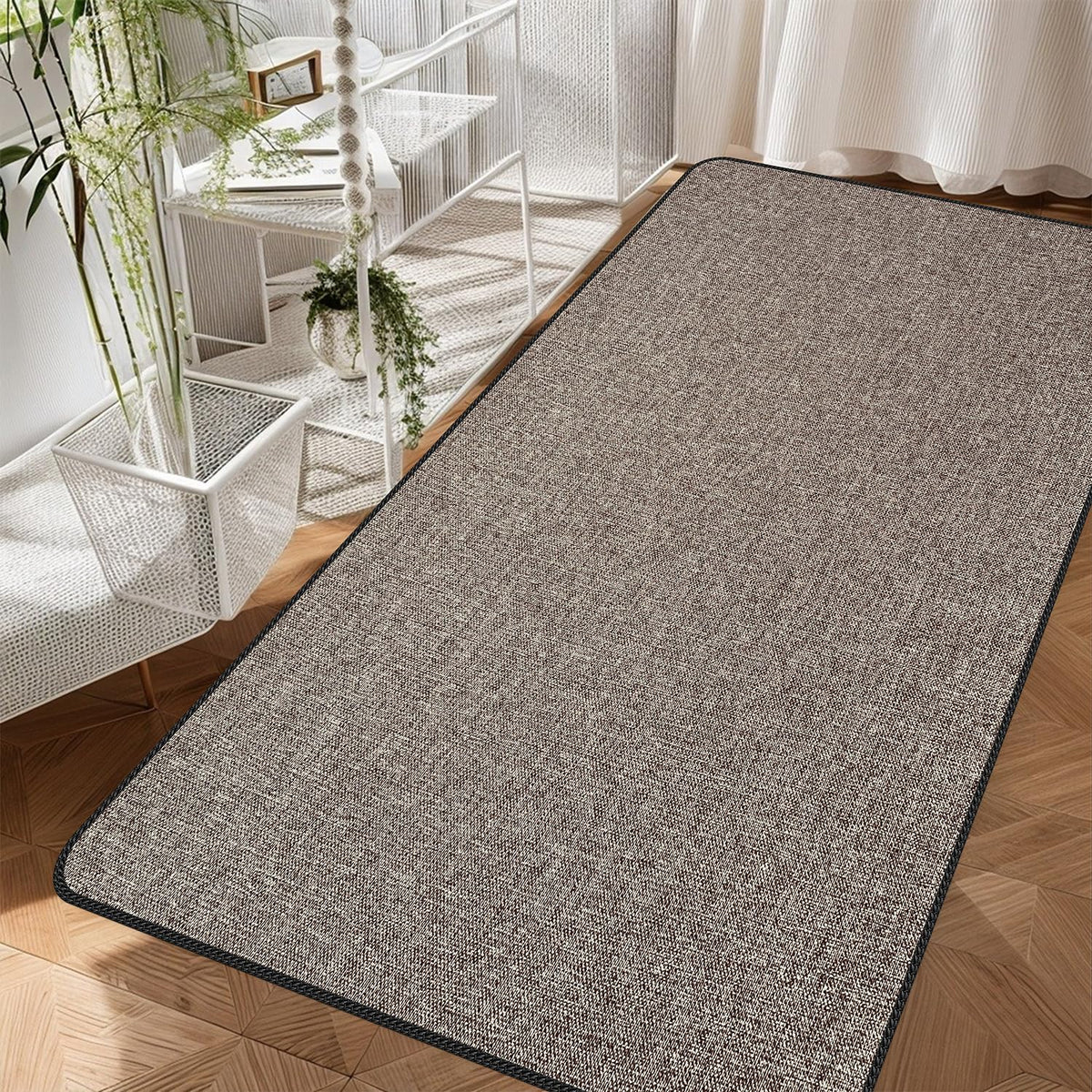 Yancorp Front Door Mat Ultra-Thin 1/10 Inch Entry Rug 32'X 47' Non-Slip Rubber Backing Indoor Doormat For For Entryways, Front