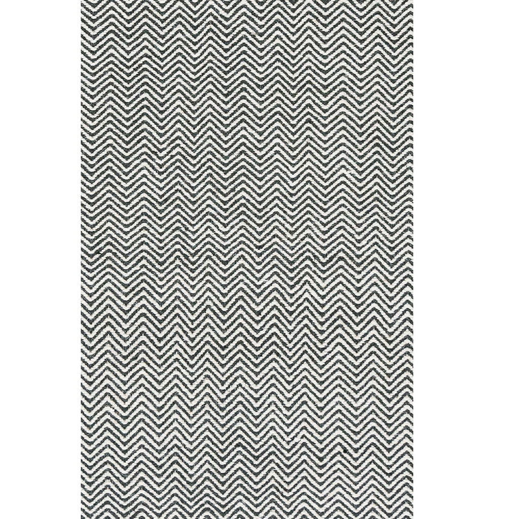 Rizzy Home | Tw2966 | Twist Collection | Wool Area Rug | 5' X 8' | Black/Off White Chevron