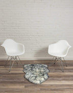 HomeRoots 2' X 3' Gray Mist New Zealand Natural Sheepskin Rug