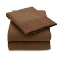 Sweet Home Collection 4 Piece 2000 12 Colors Collection Egyptian Quality Deep Pocket Bed Sheet Set, King, Brown