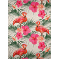 Dalyn Rugs Tropics Tc12 Ivory 8' X 10' Indoor Outdoor Area Rug, Easy Clean, Machine Washable, Non Shedding, Bedroom, Living Room, Dining Room, Kitchen, Patio Rug