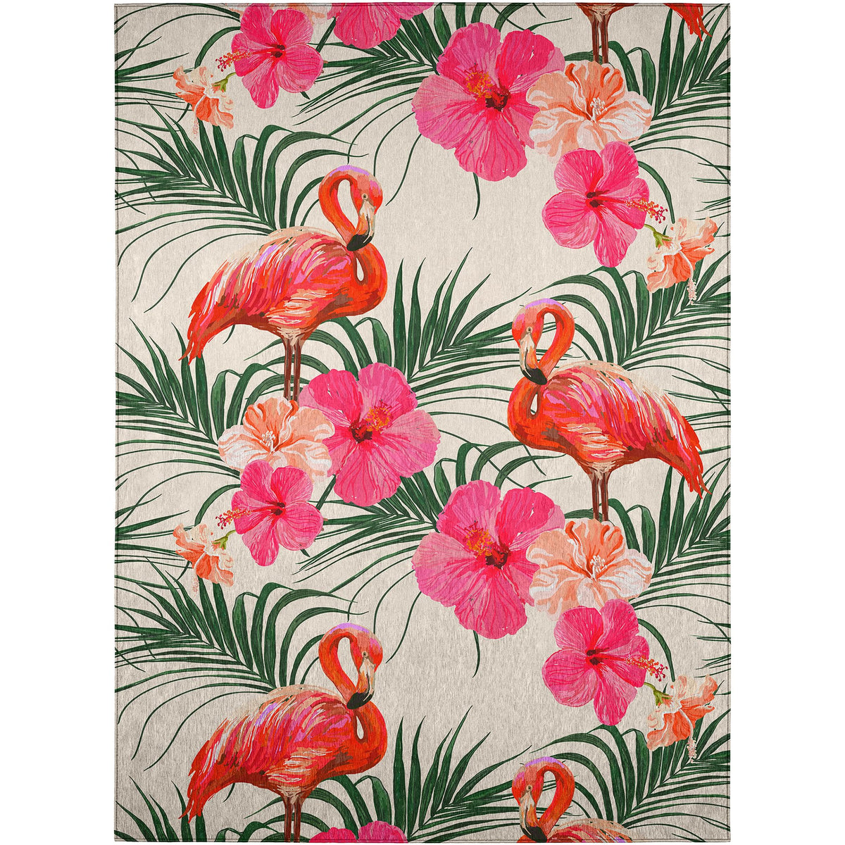 Dalyn Rugs Tropics Tc12 Ivory 8' X 10' Indoor Outdoor Area Rug, Easy Clean, Machine Washable, Non Shedding, Bedroom, Living Room, Dining Room, Kitchen, Patio Rug
