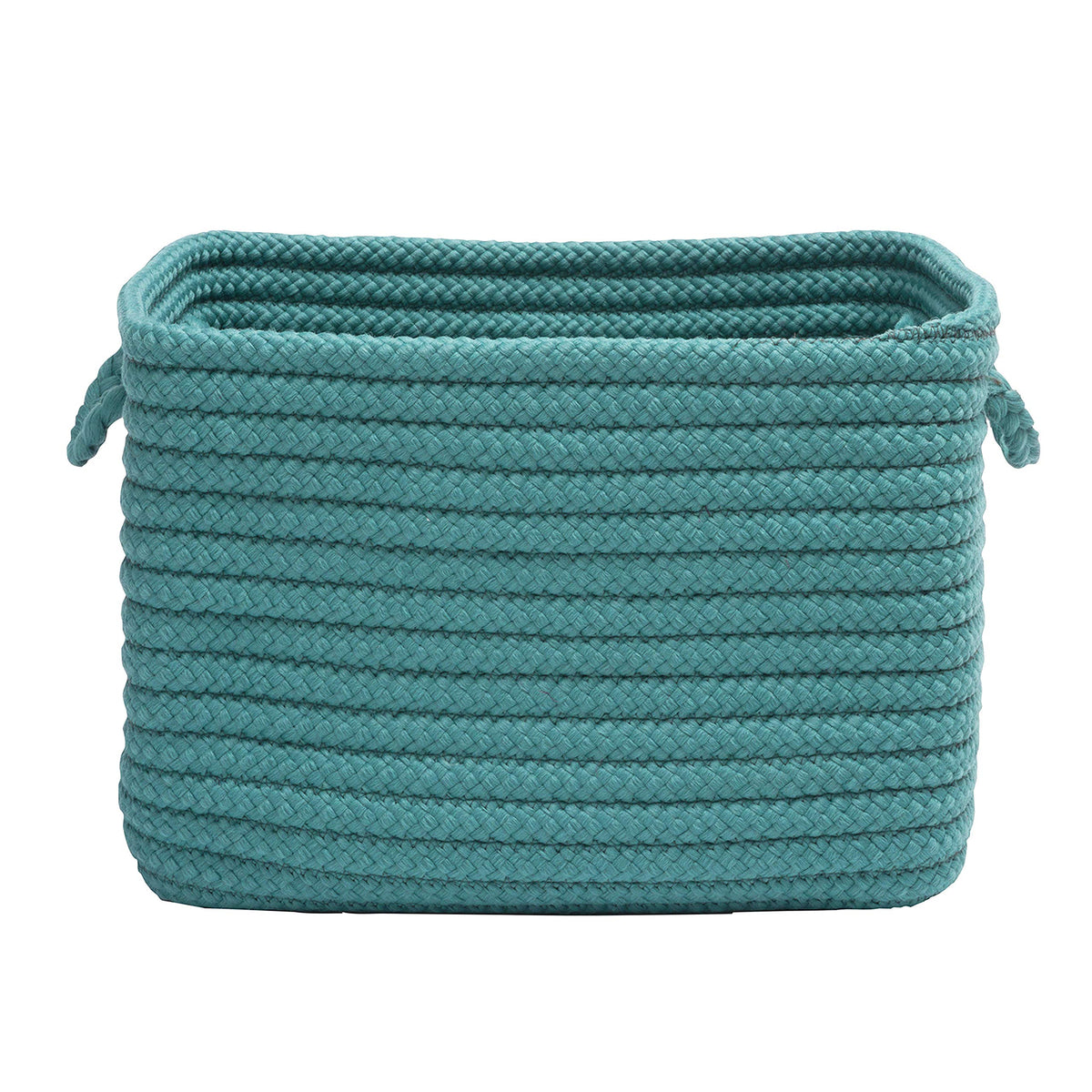 Colonial Mills Modern Farmhouse Home Basket, 12&quot;X8&quot;X10&quot;, Blue Lagoon