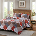 HoneiLife Quilt Sets Queen Size - Microfiber Bedspreads 3-Piece,Queen Quilt Bedding Sets All Season Quilts,Lightweight Coverlets