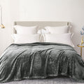 Exclusivo Mezcla Plush Fuzzy Fleece Bed Blanket King Size, Super Soft, Fluffy And Warm Blankets For Couch, Bed, All Season Use (