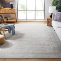 SAFAVIEH Tulum Collection X-Large Area Rug - 12 x 18, Light Grey & Ivory, Moroccan Boho Distressed Design, Non-Shedding & Easy