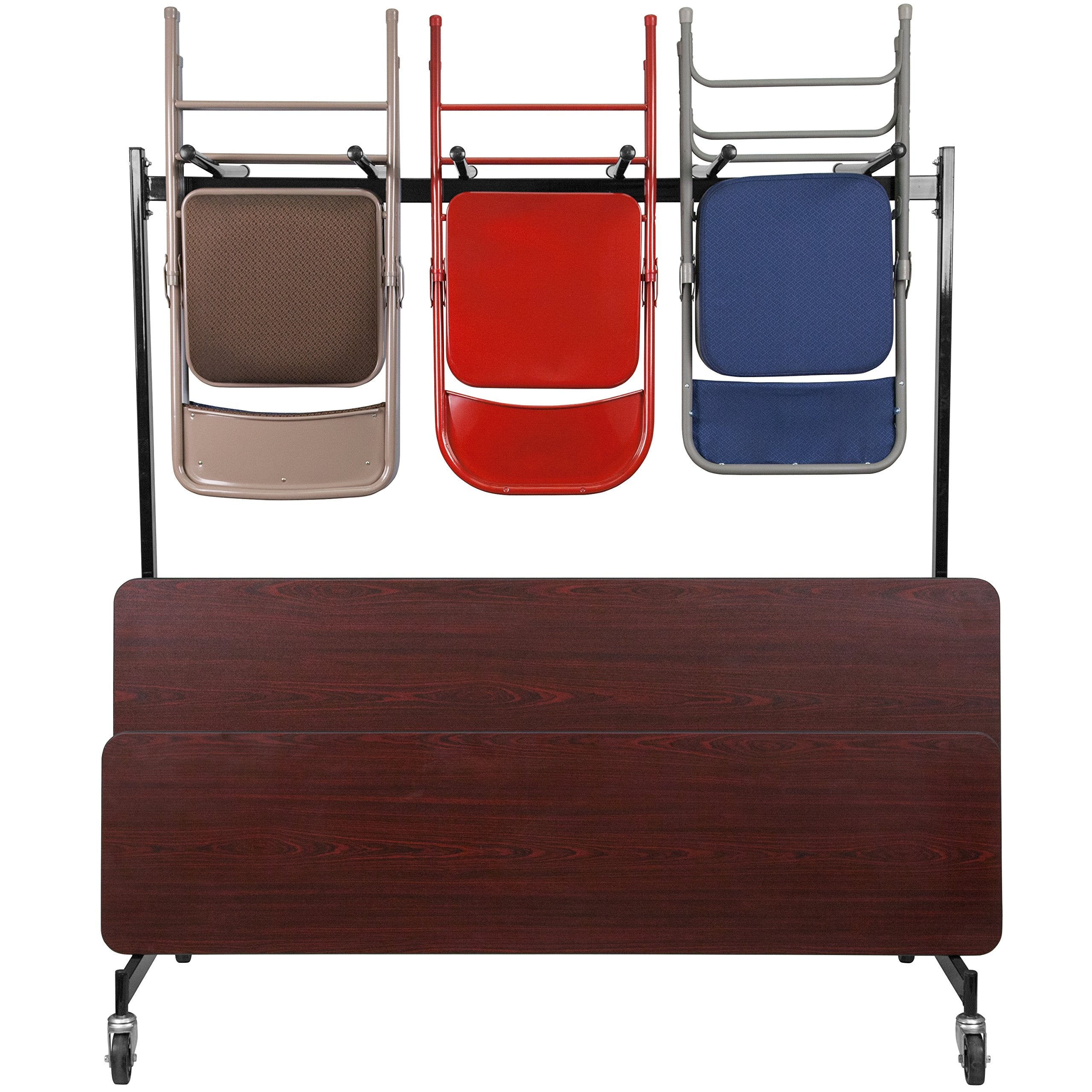 Flash Furniture Falon Chair and Table Combo Dolly