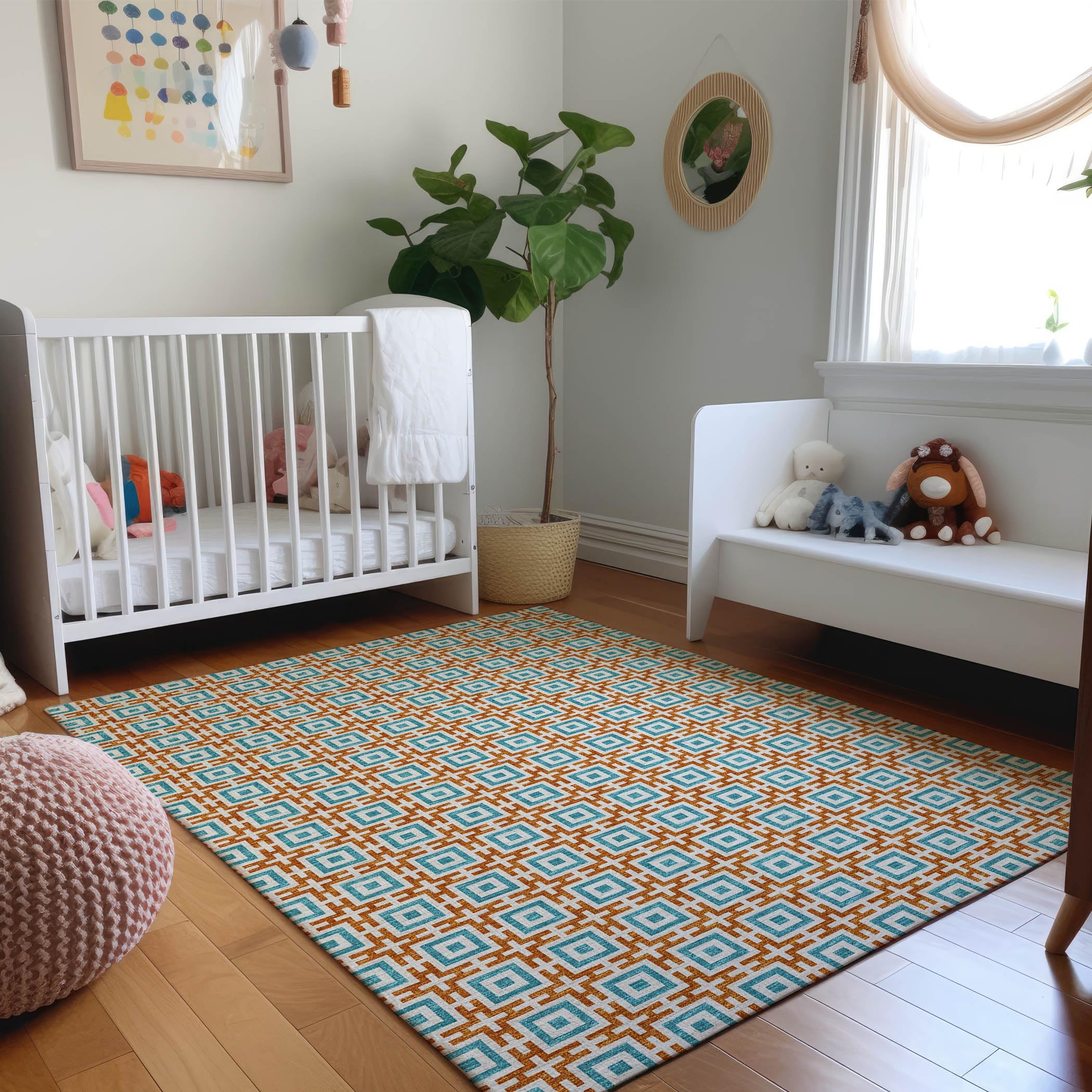 Dalyn Rugs Marlo Mo1 Orange 10' X 14' Indoor Outdoor Area Rug, Easy Clean, Machine Washable, Non Shedding, Bedroom, Living Room,