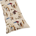 Sweet Jojo Designs Western Print Full Length Double Zippered Body Pillow Case Cover for Wild West Cowboy Collection