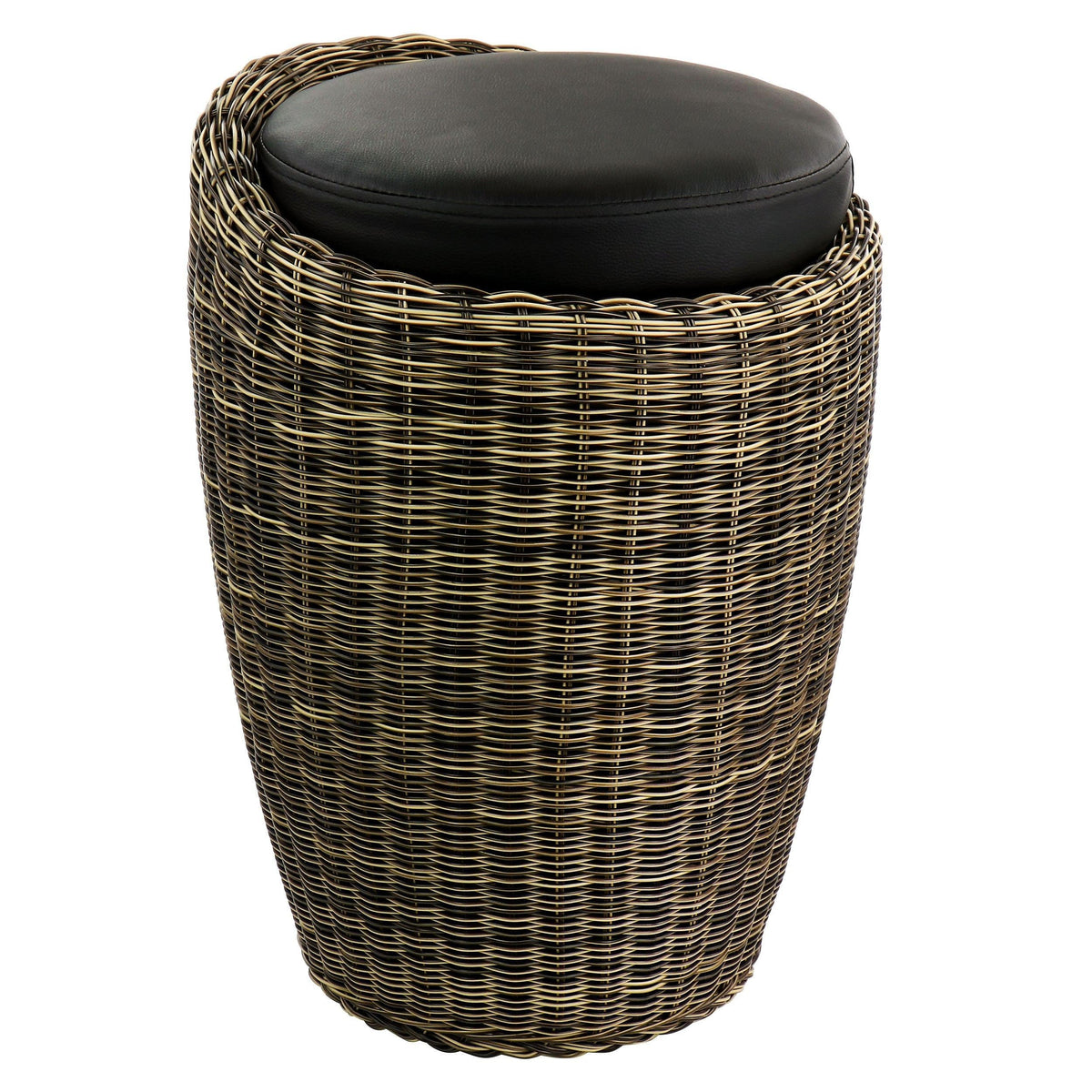 Elama 1 Piece Wicker Outdoor Otoman Chair