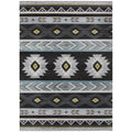 Addison Rugs Sonora Aso33 Black 3' X 5' Indoor Outdoor Area Rug, Easy Clean, Machine Washable, Non Shedding, Bedroom, Living Room, Dining Room, Kitchen, Patio Rug