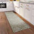 Addison Rugs Safari Asf32 Taupe Washable 2'3" X 7'6" Indoor Outdoor Hallway Runner Rug, Stain Resistant Washable Kitchen Area Carpet For Bathroom, Entry, Patio, Laundry And Bedroom Rug