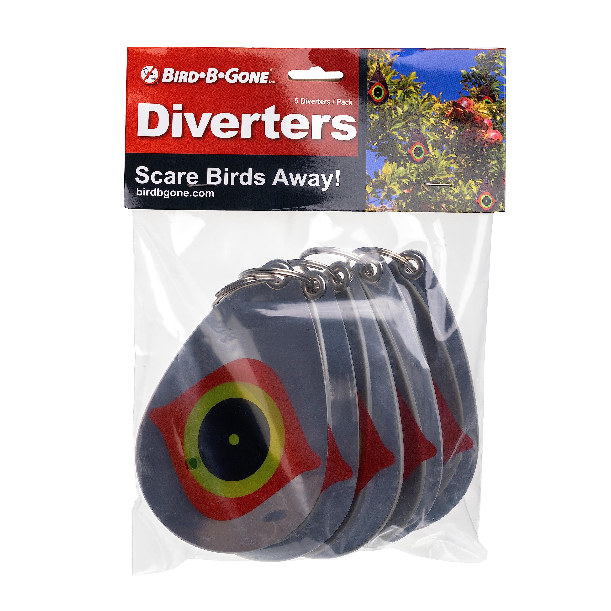 Bird B Gone Reflective Eye Bird Diverters (Set Of 5)