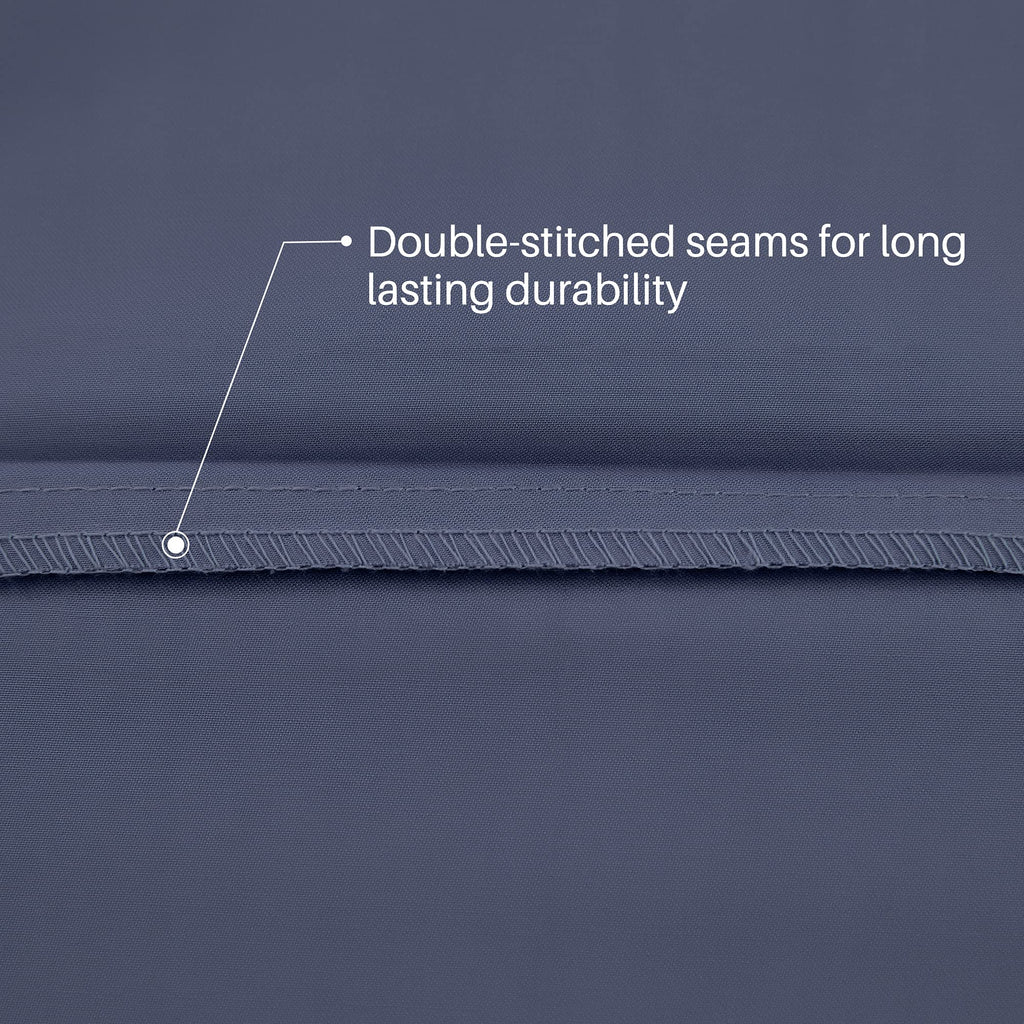 Oubonun 100% Cotton Body Pillowcase - 800 Thread Count/21X54, Moisture Absorbent And Breathable, Premium Hotel Body Pillow Cover For All Seasons, Steel Blue