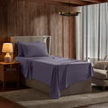 Nestl Twin Sheets Set- 3 Piece Twin Bed Sheets, Deep Pocket, Hotel Luxury, Extra Soft, Breathable And Cooling, Grayish Purple Sh