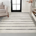JONATHAN Y MOH201D-5 Williamsburg Minimalist Stripe Area Rug, Contemporary, Modern, Bohemian, Scandinavian, Rustic for Living Ro