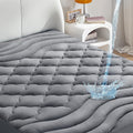 SONIVE Waterproof Mattress Pad - Cooling Mattress Cover, Soft Quilted Mattress Protector, Thick Breathable Noiseless Mattress To